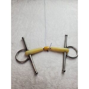 Happy Mouth Bit Full Cheek Semi-Jointed Snaffle Mullen‎ 135mm  88010